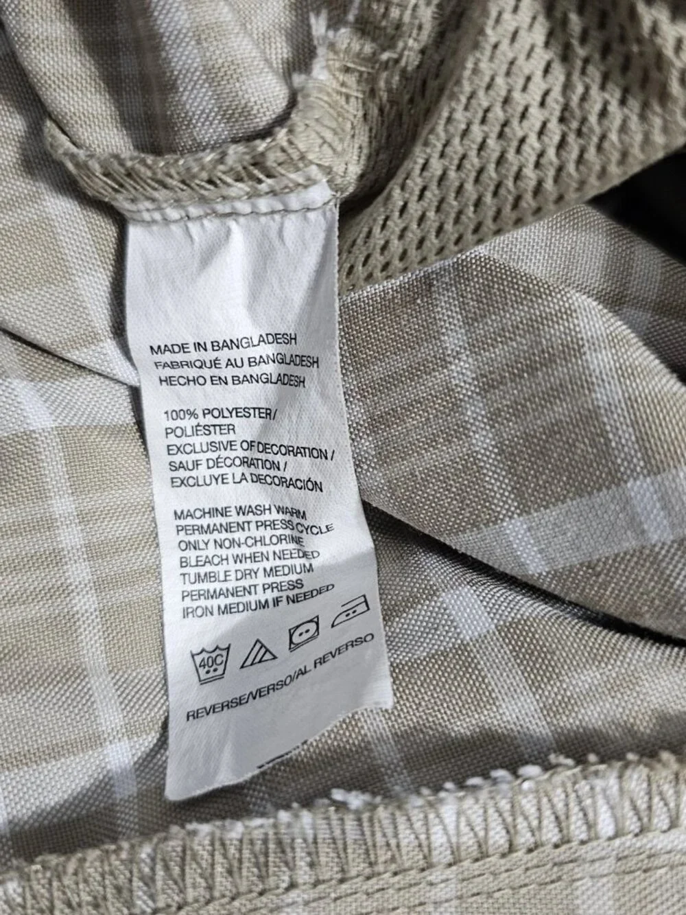 Izod xfg plaid